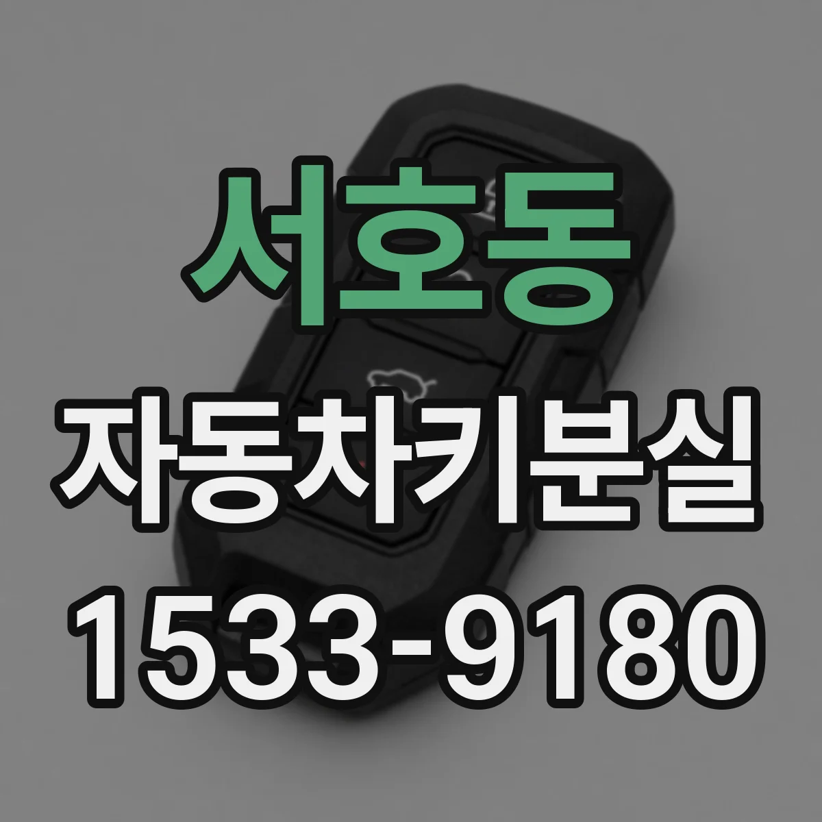 서호동 자동차키분실
