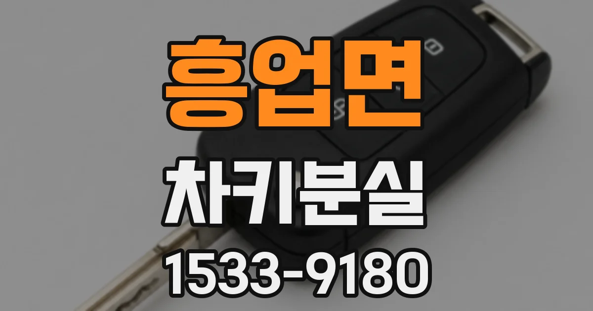 흥업면 차키분실