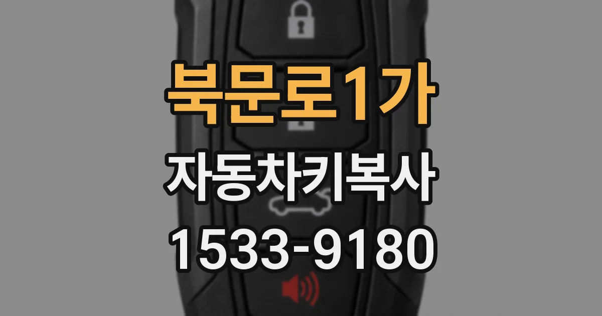 북문로1가 자동차키복사