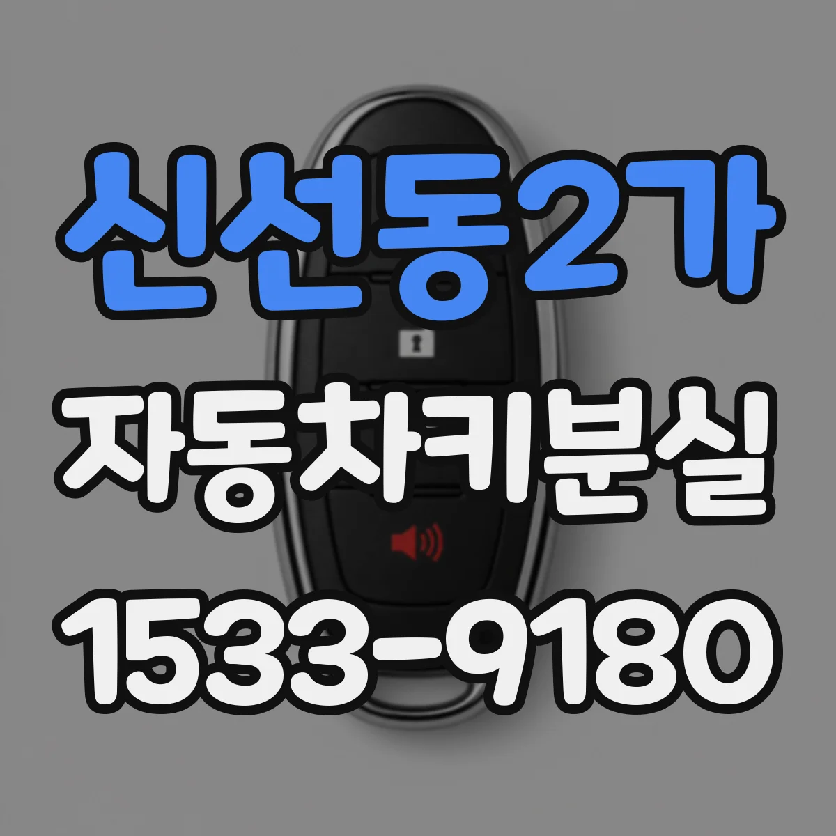 신선동2가 자동차키분실