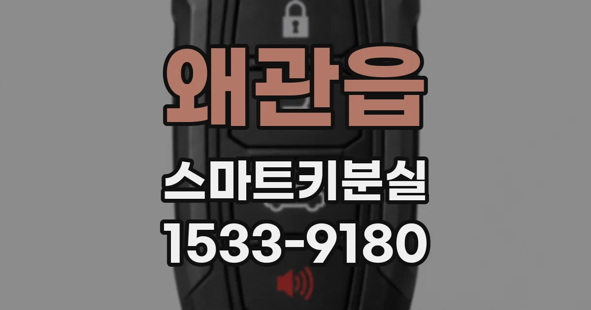 왜관읍 스마트키분실