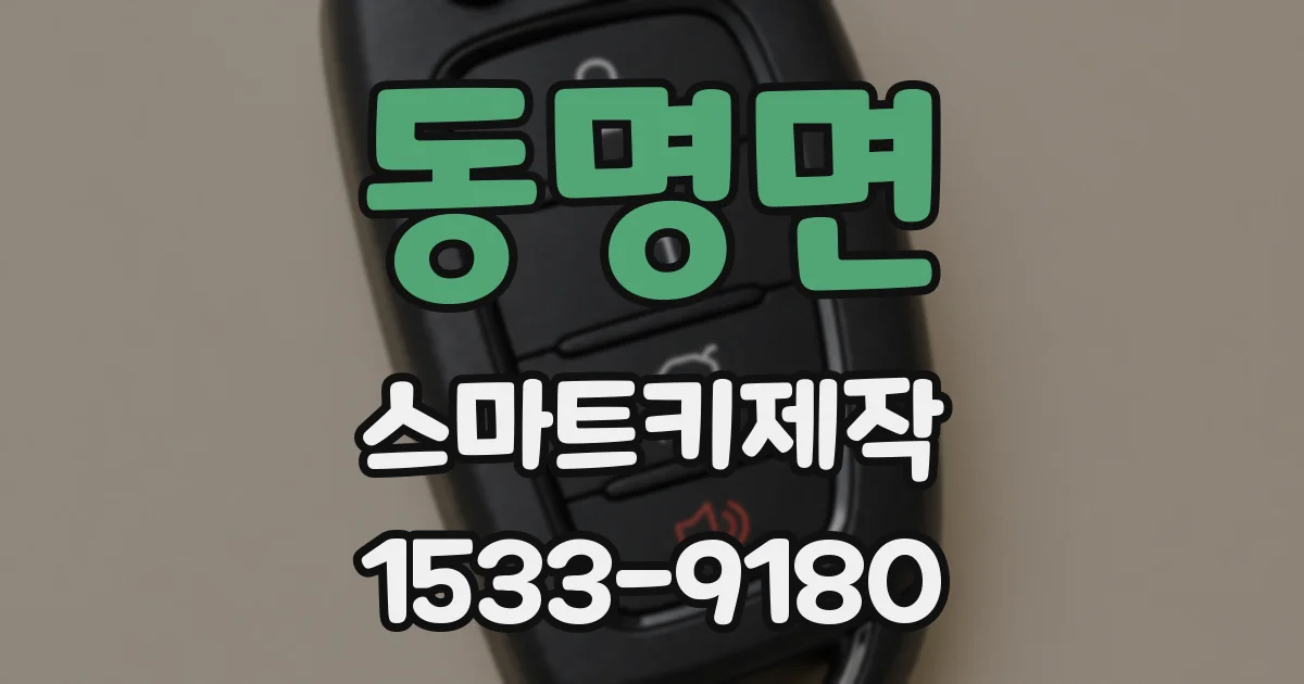 동명면 스마트키제작