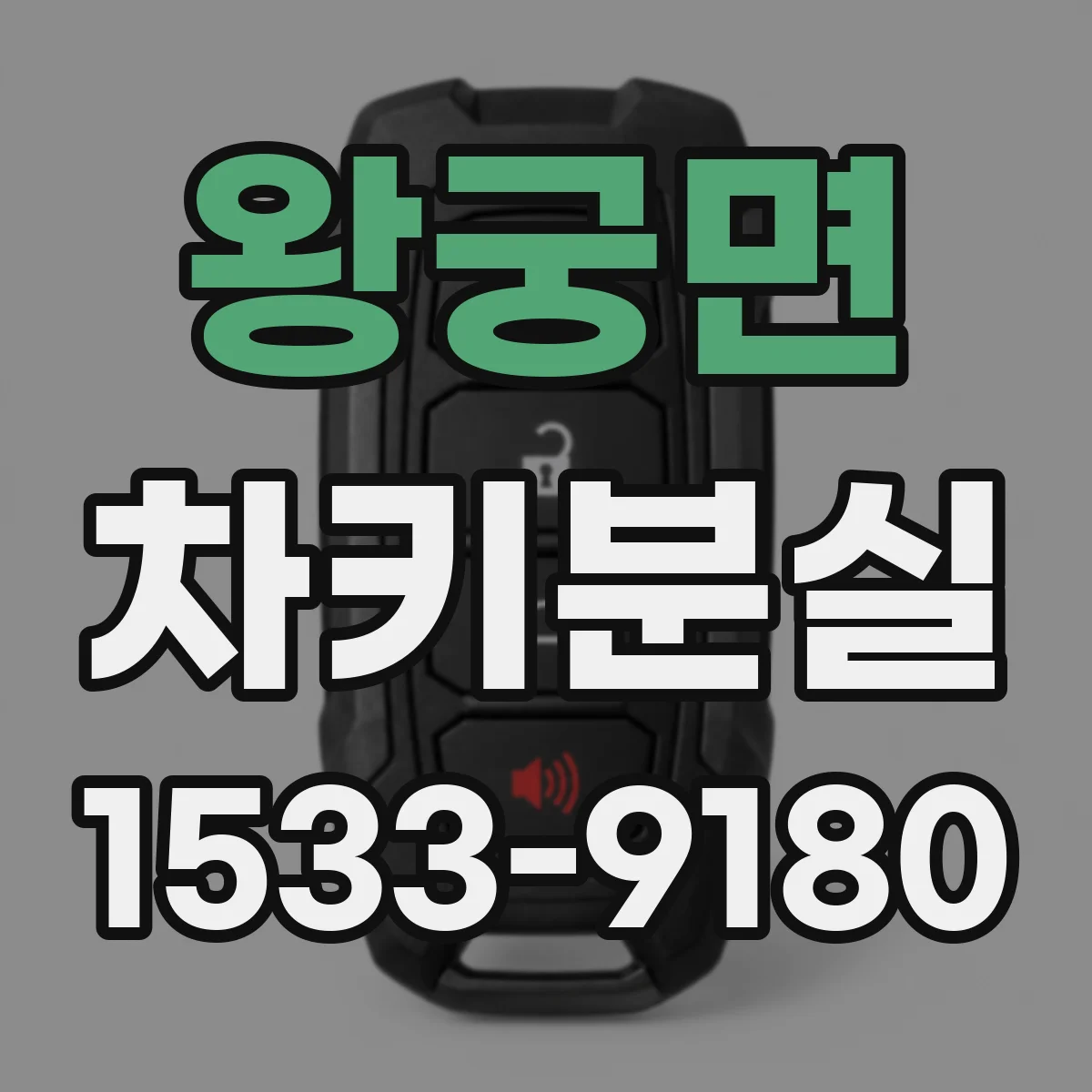 왕궁면 차키분실