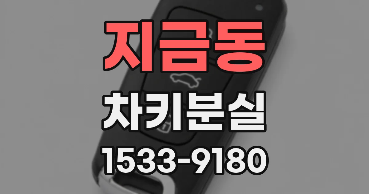 지금동 차키분실