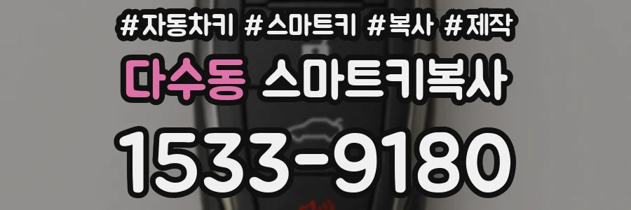 다수동 스마트키복사