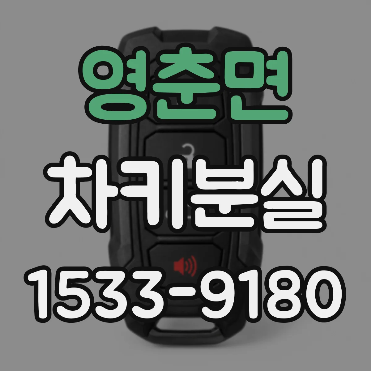 영춘면 차키분실