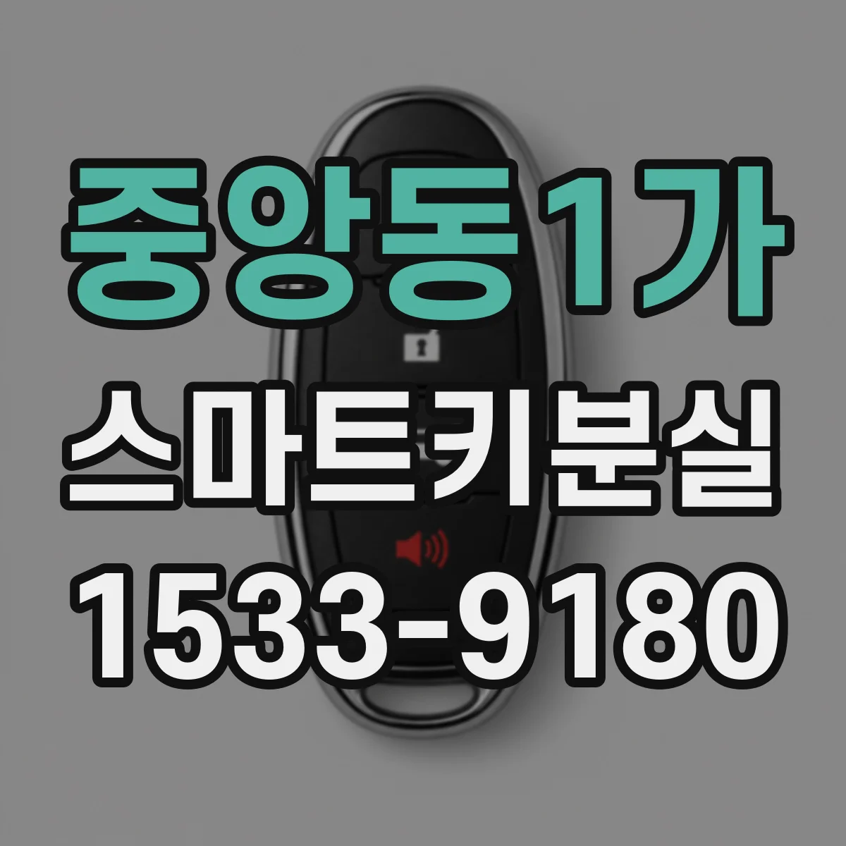 중앙동1가 스마트키분실