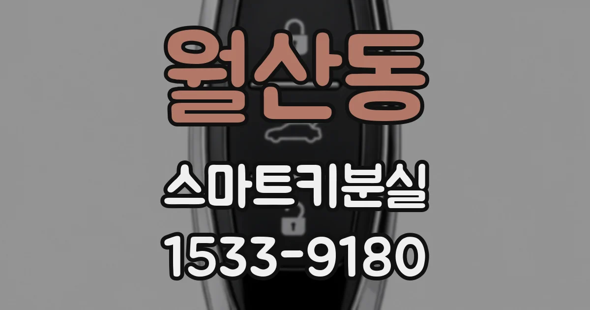 월산동 스마트키분실