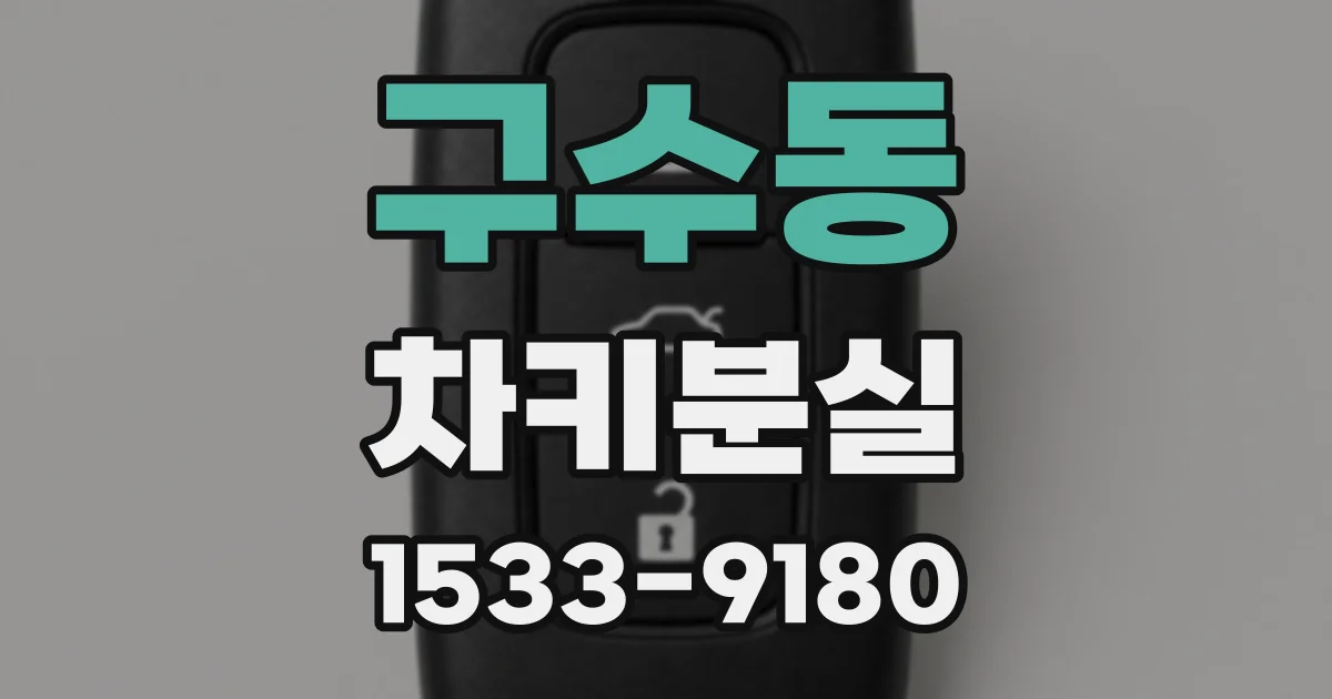 구수동 차키분실