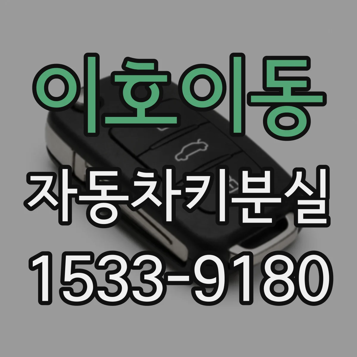 이호이동 자동차키분실