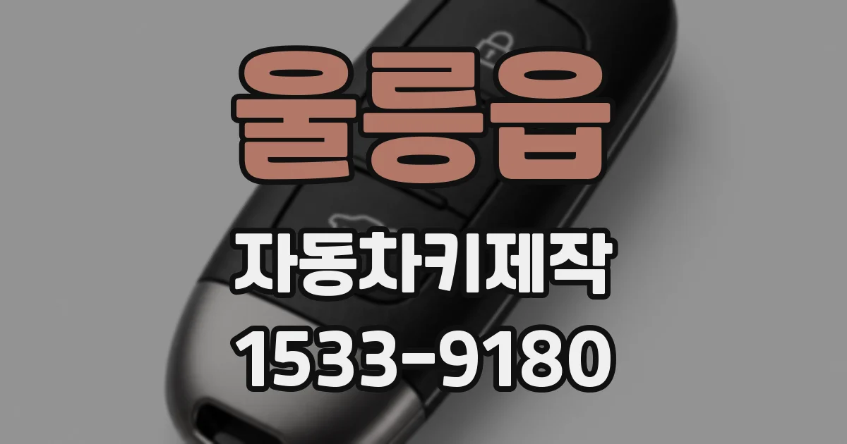 울릉읍 자동차키제작