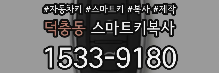 덕충동 스마트키복사