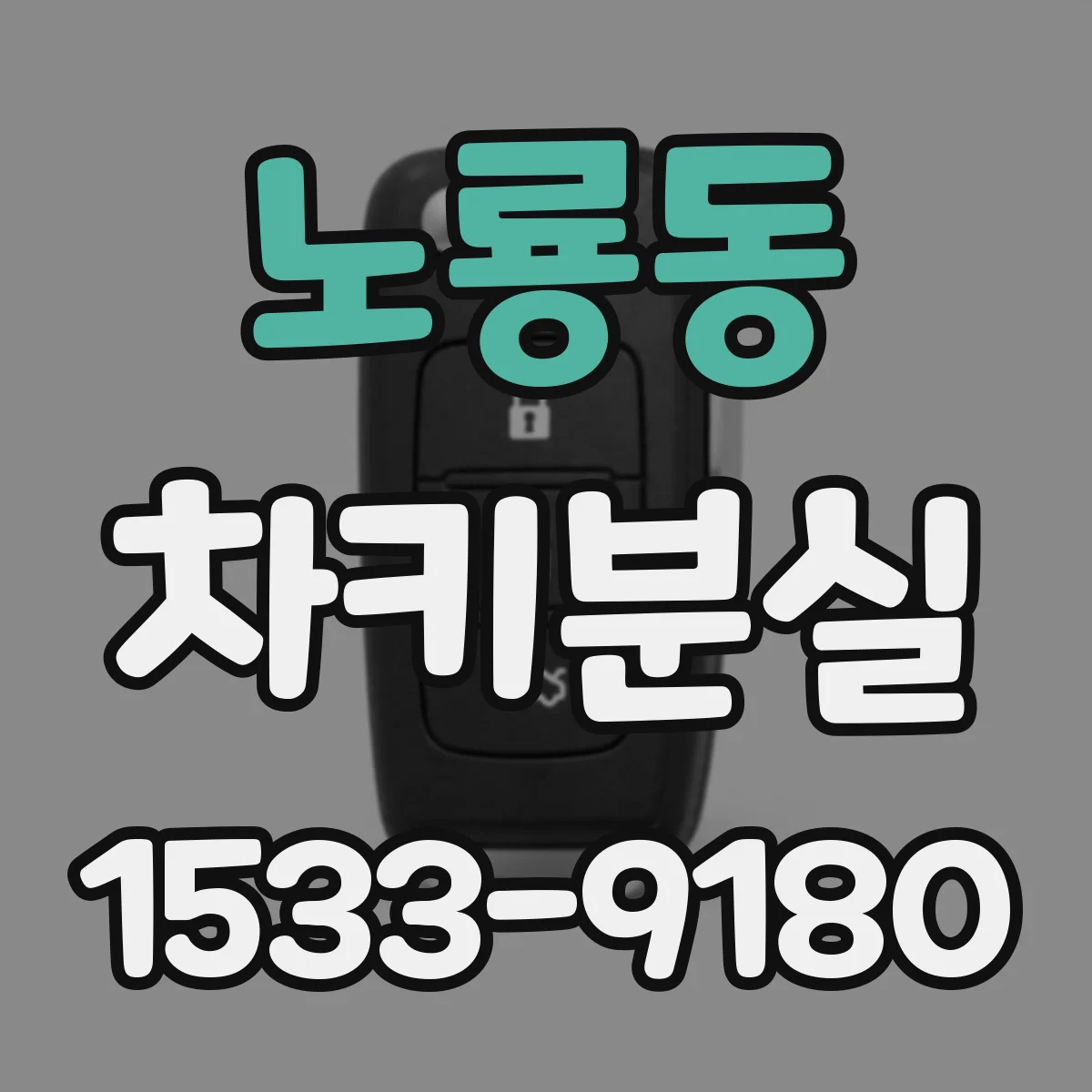 노룡동 차키분실