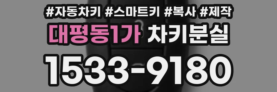 대평동1가 차키분실