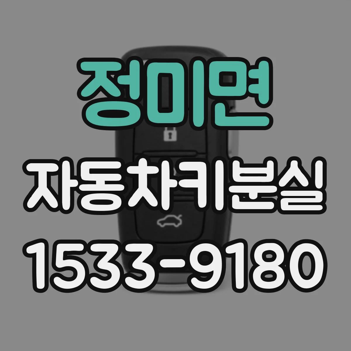 정미면 자동차키분실