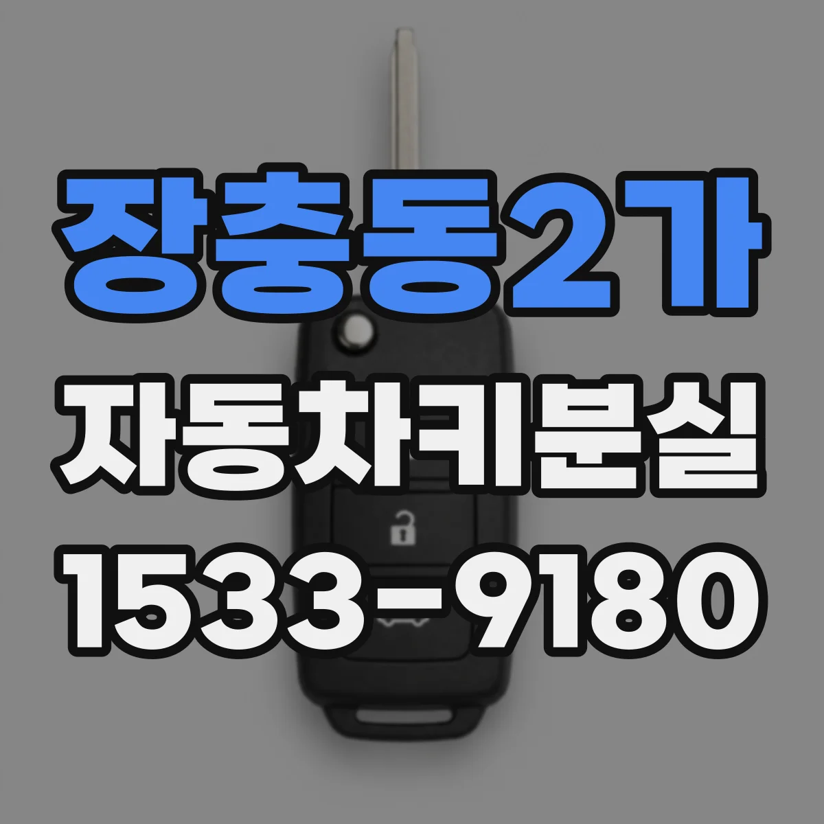 장충동2가 자동차키분실