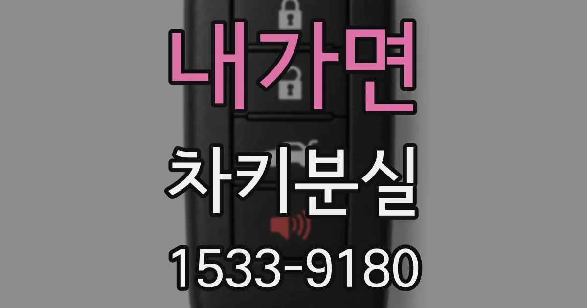 내가면 차키분실
