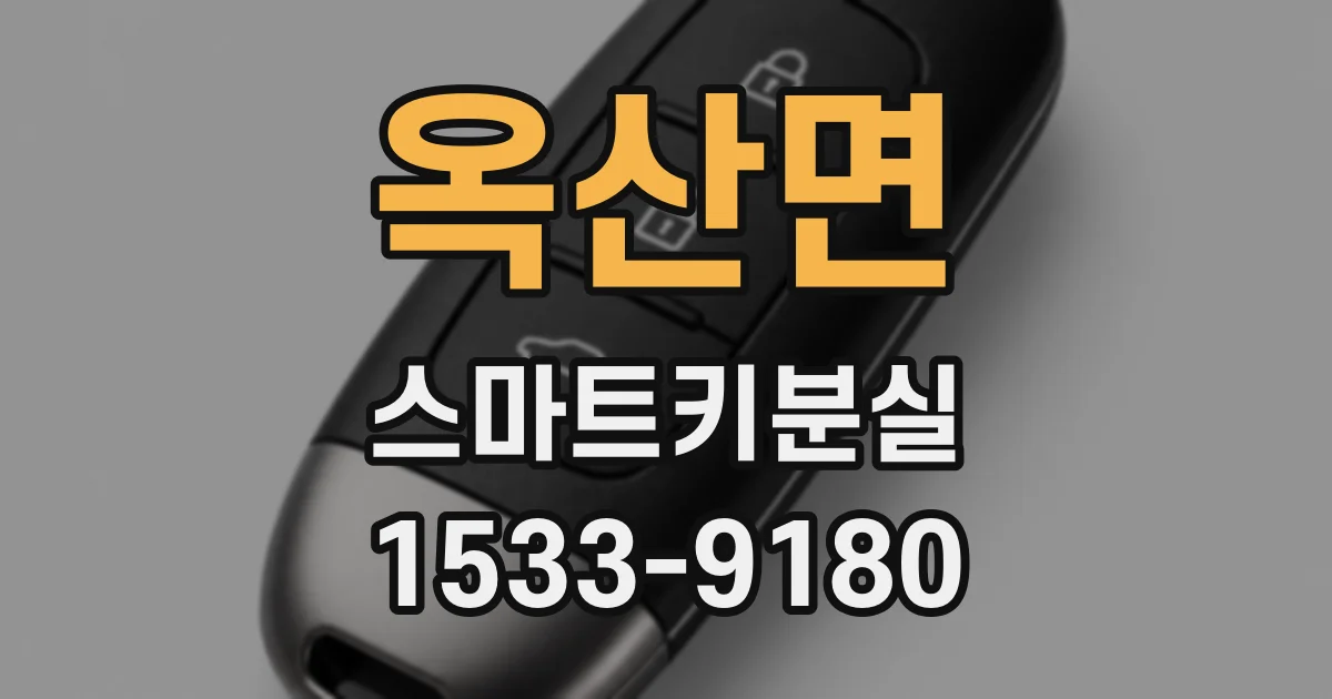 옥산면 스마트키분실