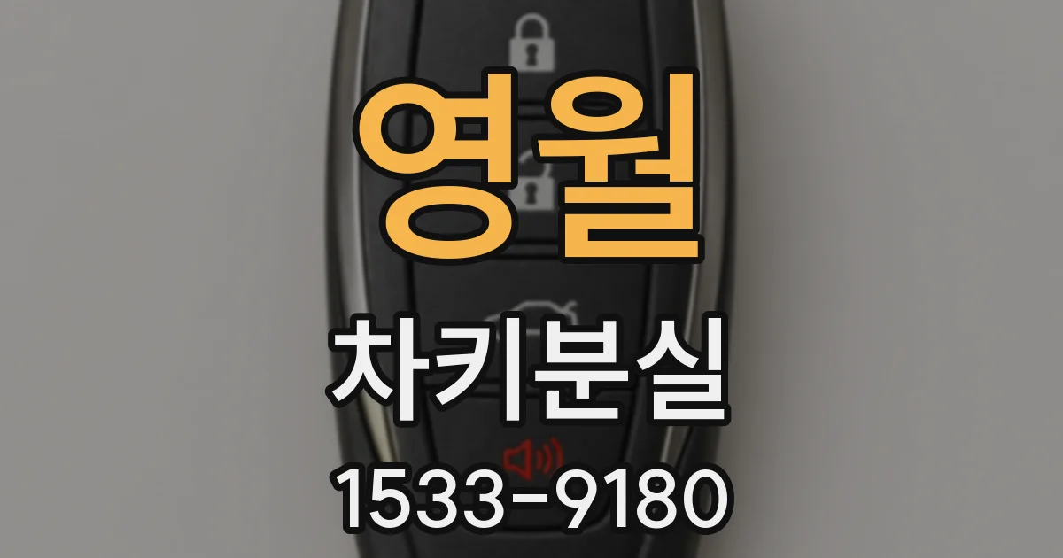 영월 차키분실