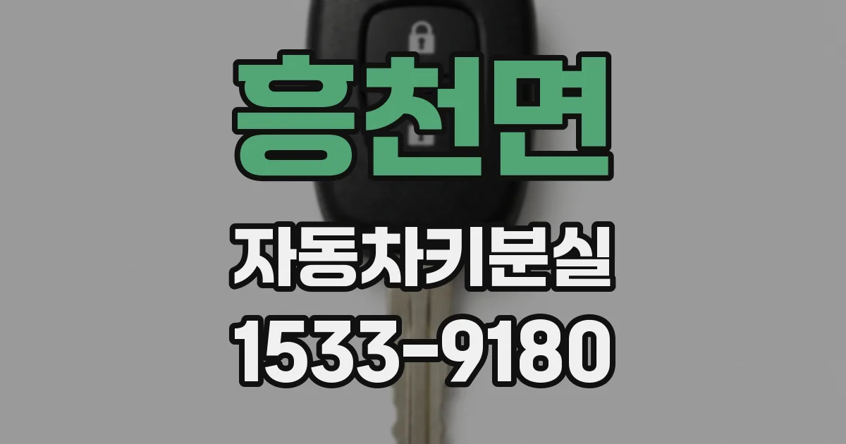 흥천면 자동차키분실