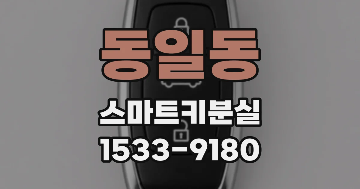 동일동 스마트키분실