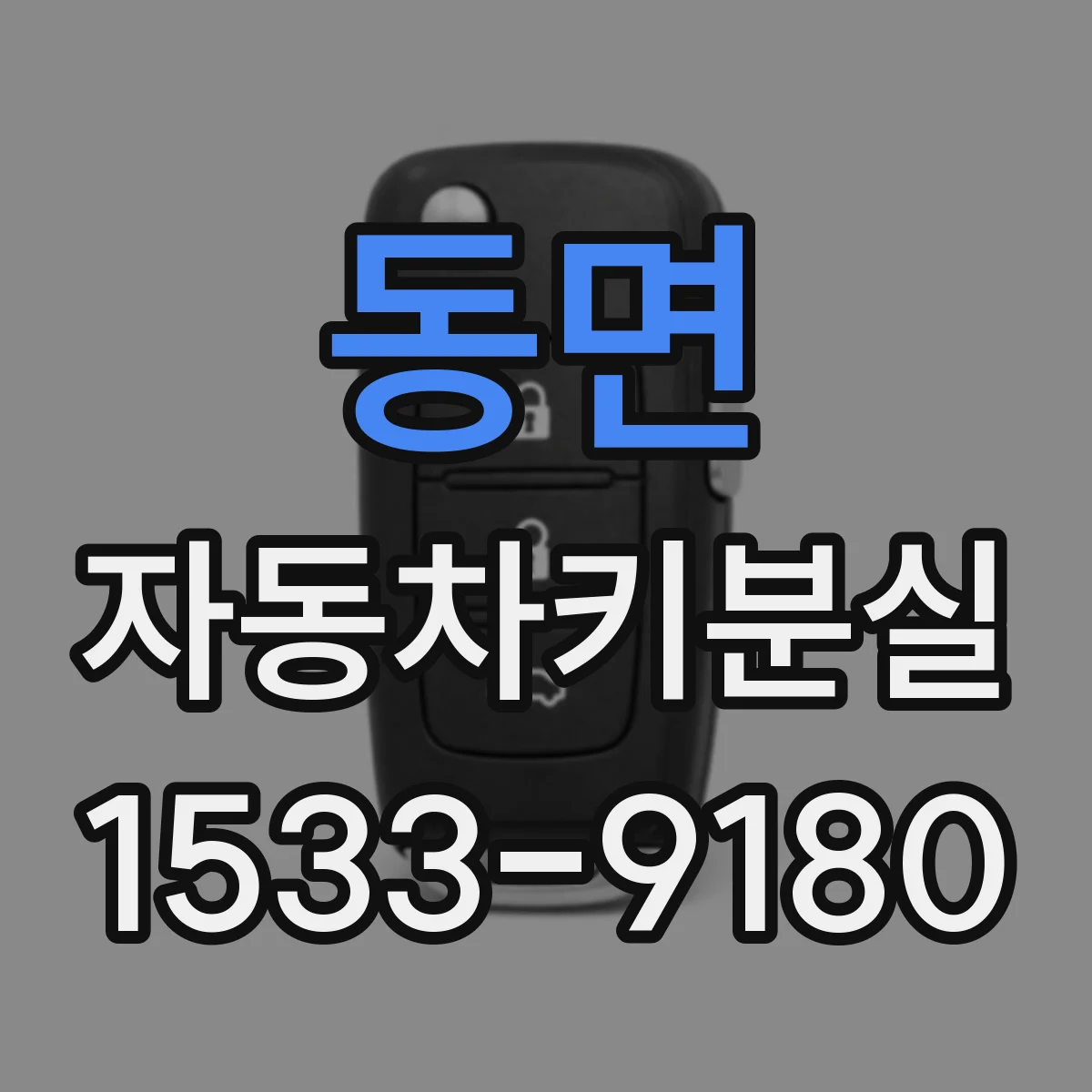 동면 자동차키분실