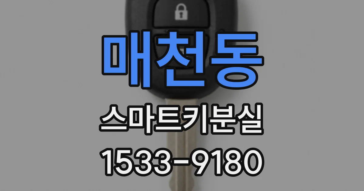 매천동 스마트키분실