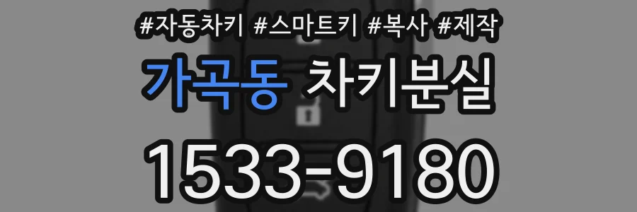 가곡동 차키분실