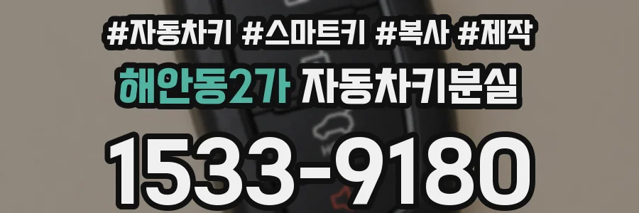 해안동2가 자동차키분실