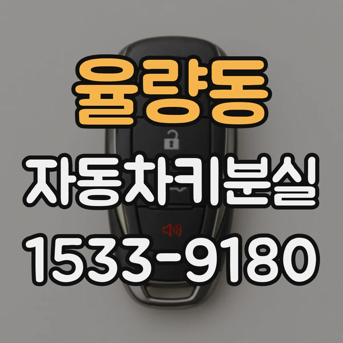 율량동 자동차키분실