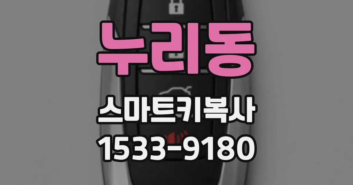 누리동 스마트키복사