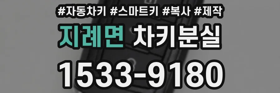 지례면 차키분실