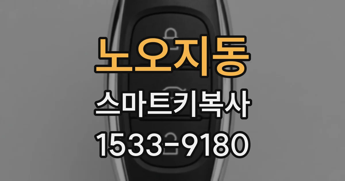 노오지동 스마트키복사