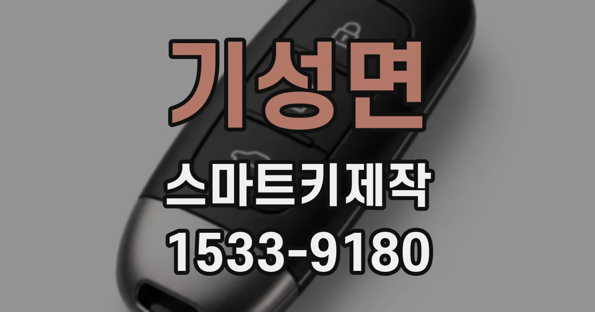 기성면 스마트키제작
