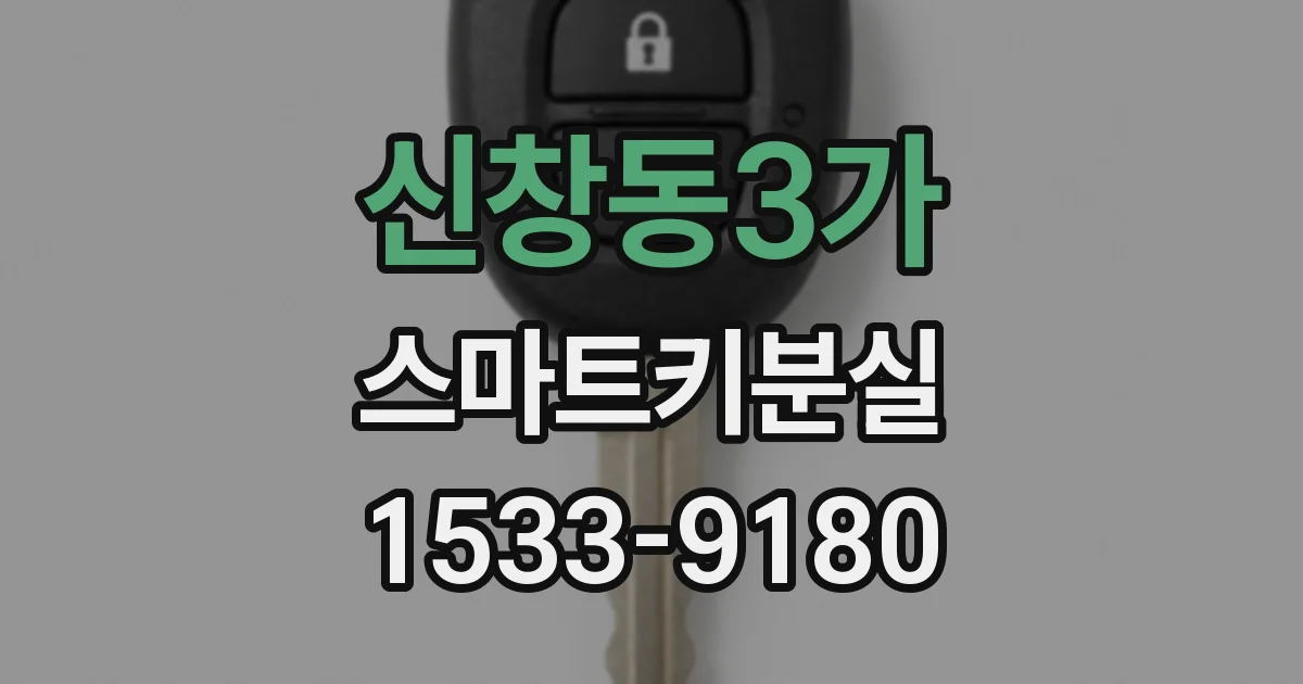 신창동3가 스마트키분실