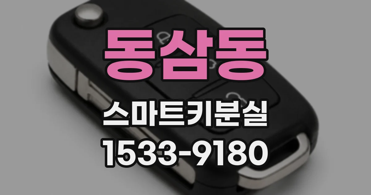 동삼동 스마트키분실