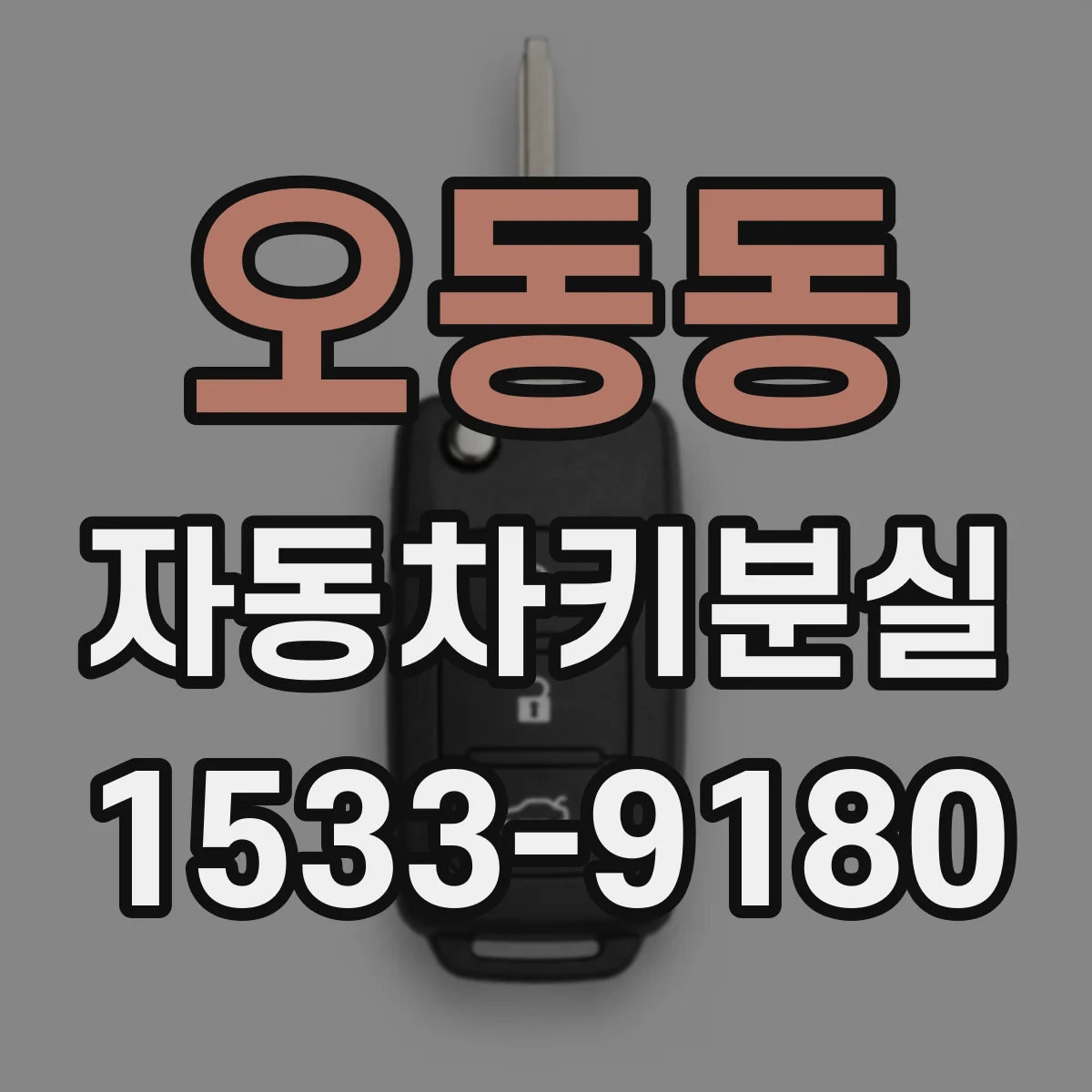 오동동 자동차키분실