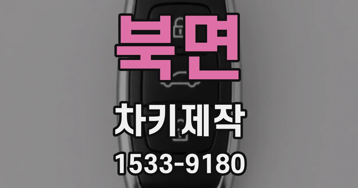북면 차키제작