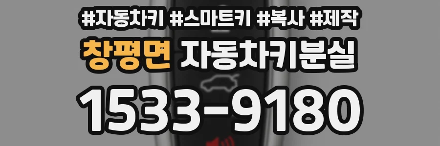 창평면 자동차키분실