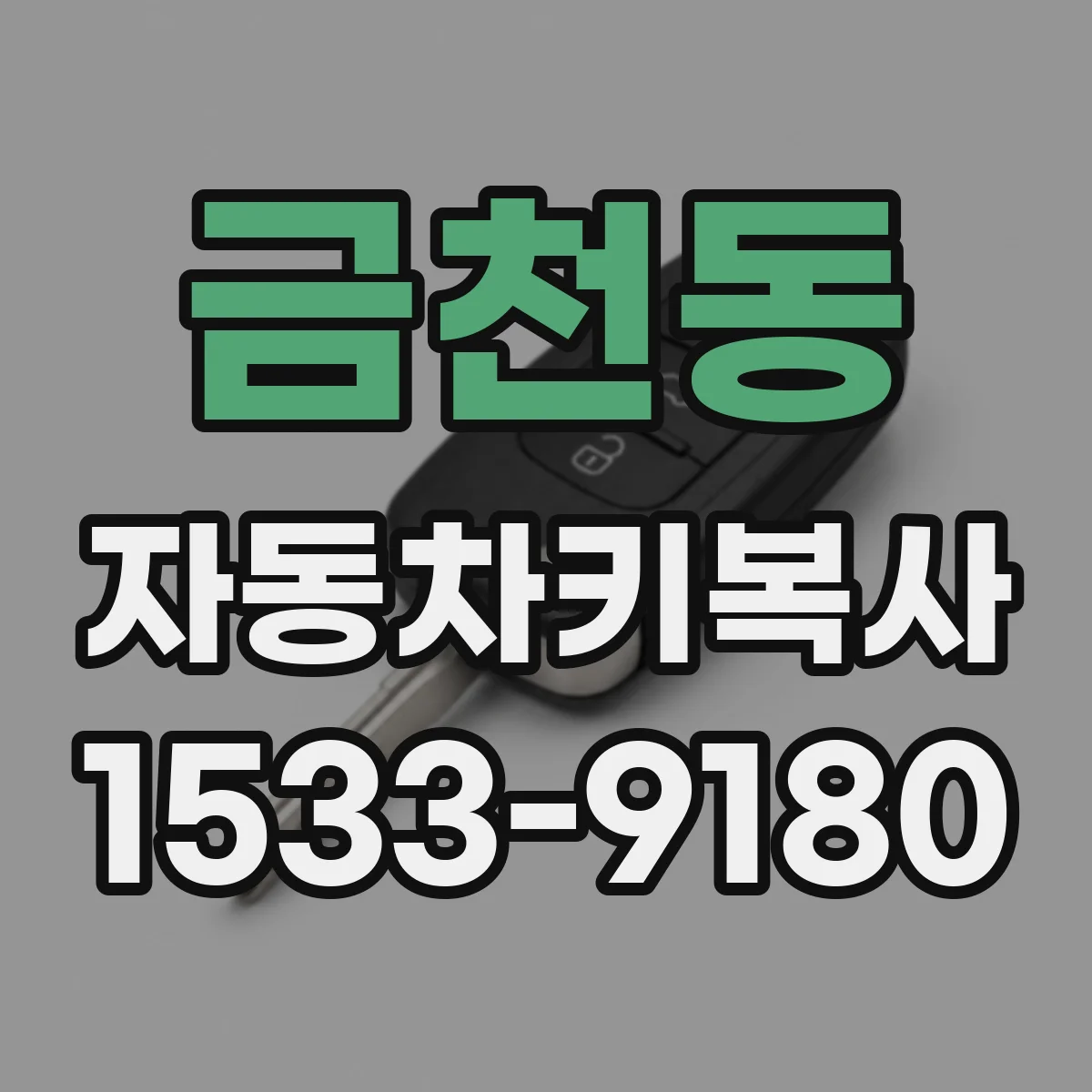 금천동 자동차키복사