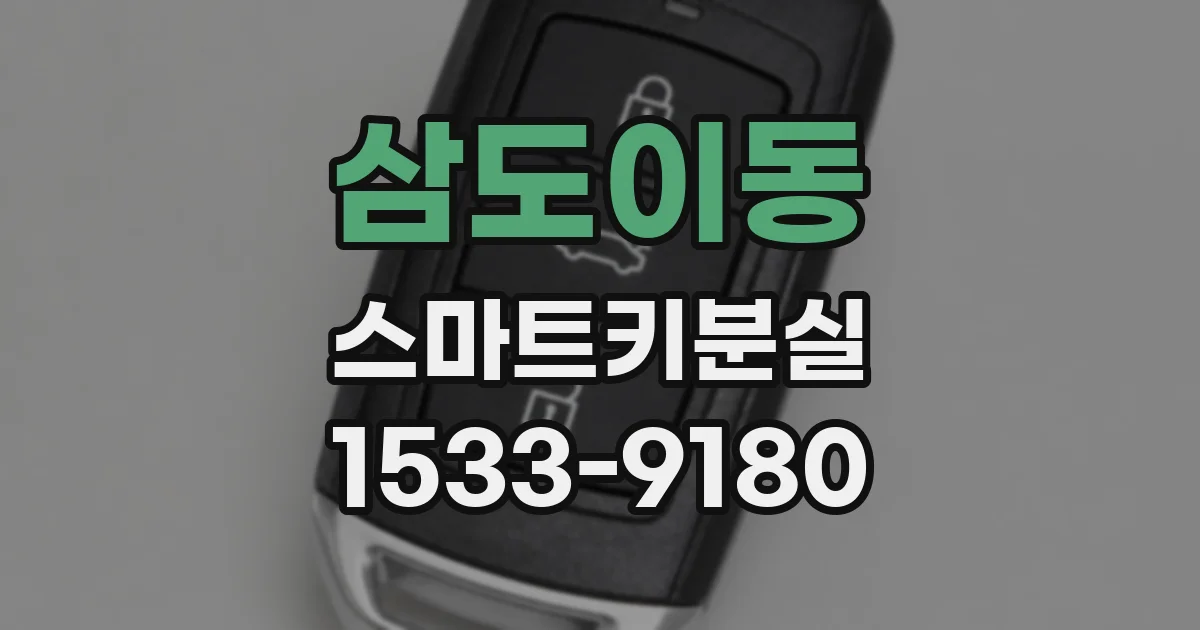 삼도이동 스마트키분실