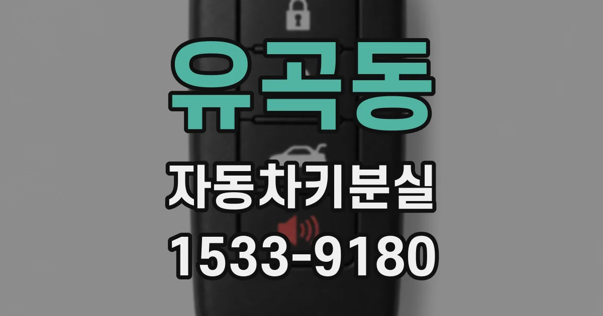 유곡동 자동차키분실