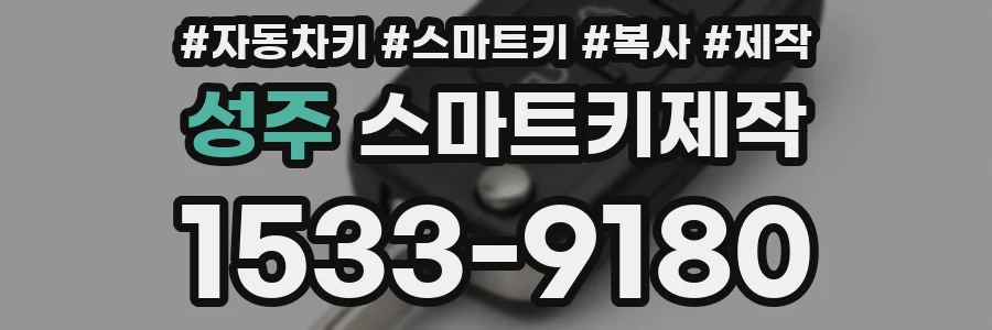 성주 스마트키제작