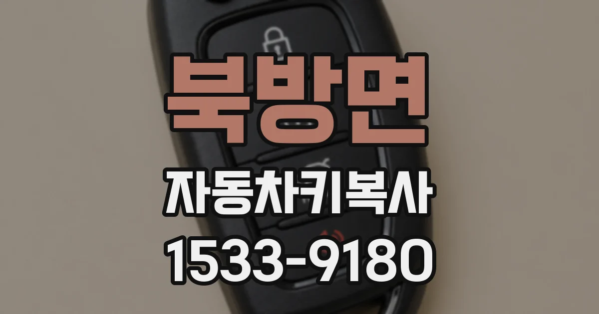 북방면 자동차키복사