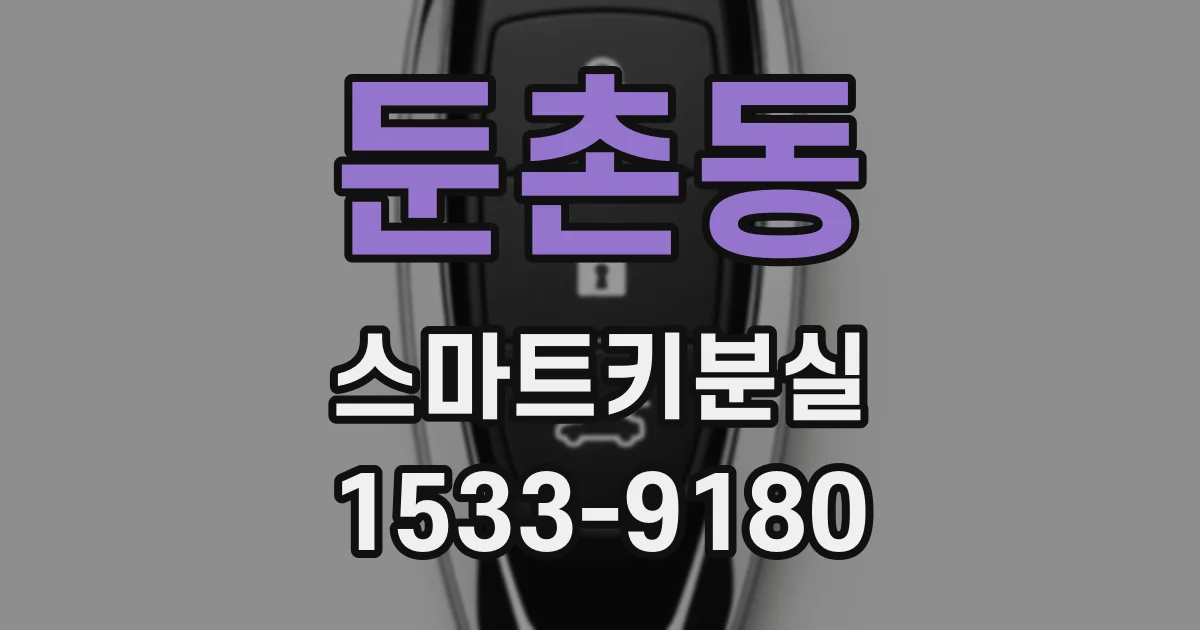 둔촌동 스마트키분실