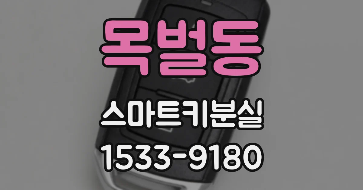 목벌동 스마트키분실
