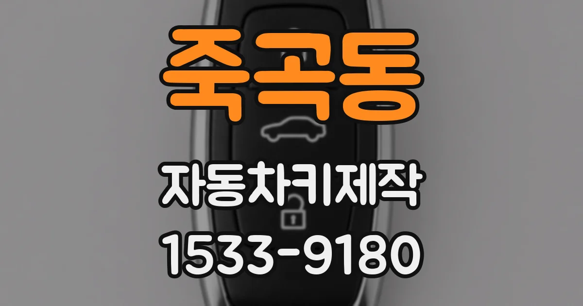 죽곡동 자동차키제작