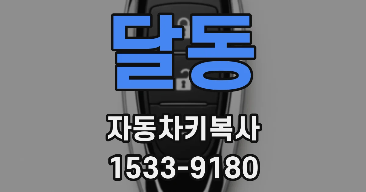 달동 자동차키복사