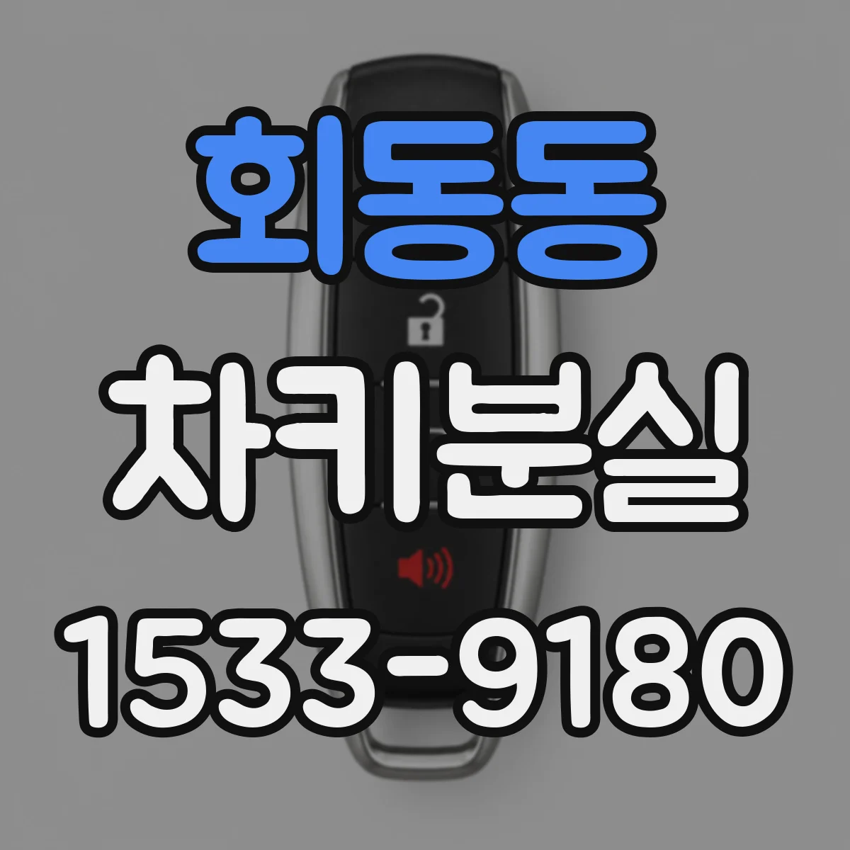 회동동 차키분실