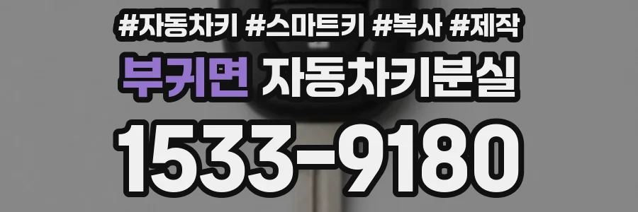 부귀면 자동차키분실